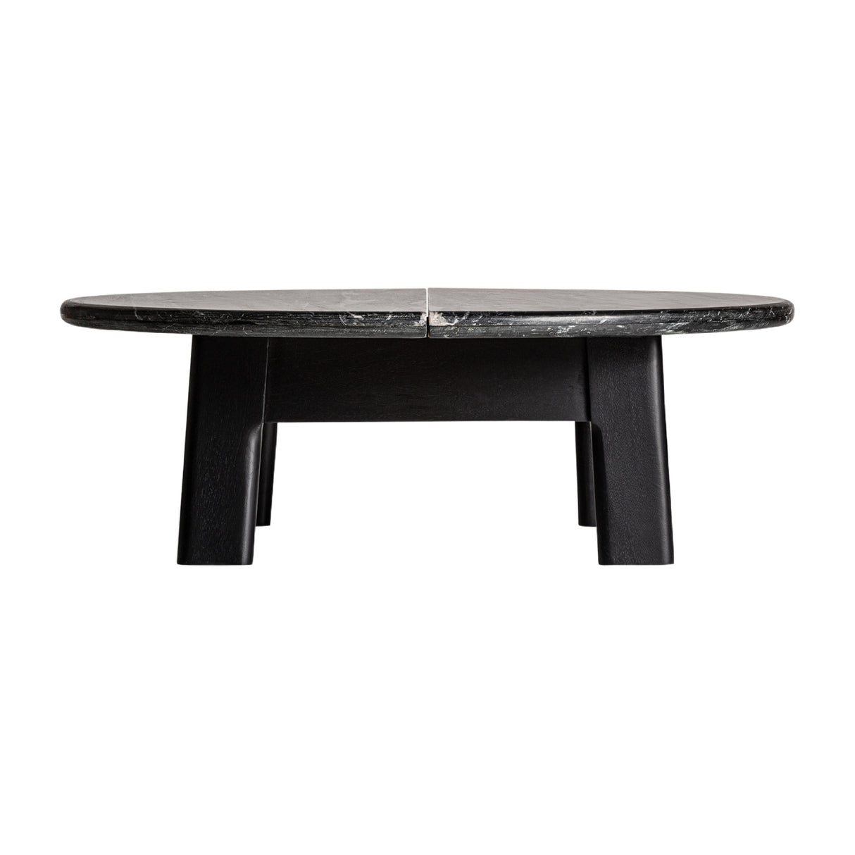 Modern European furniture - Black Oak Round Coffee Table - www.oroa.com | Oroa.com