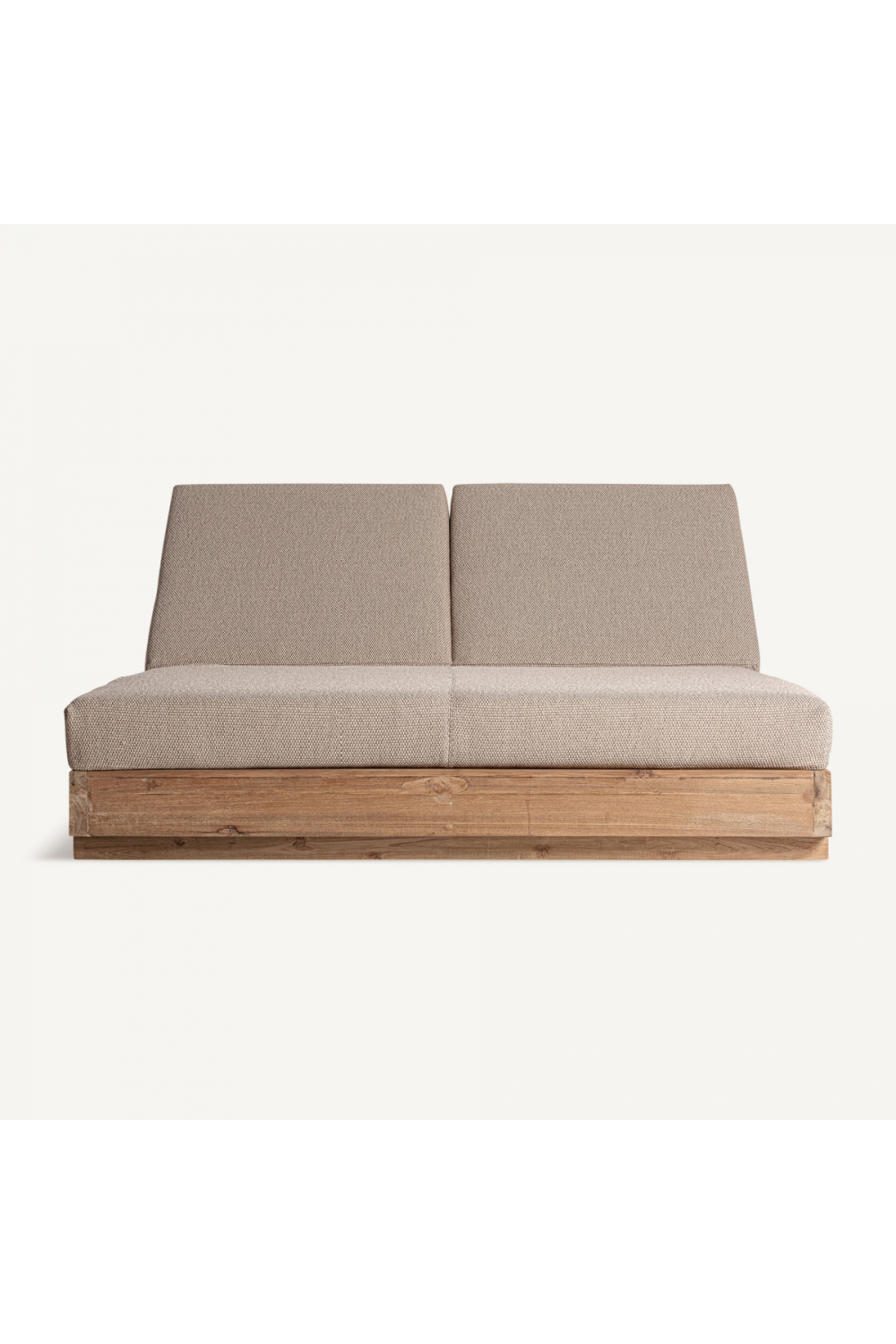Teak Double Outdoor Chaise | Oroa.com