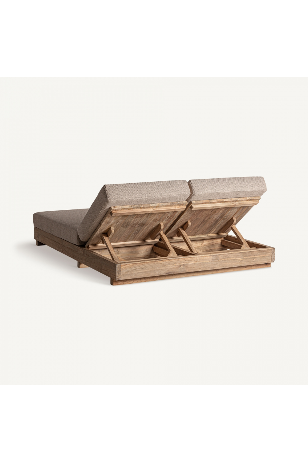 Teak Double Outdoor Chaise | Oroa.com