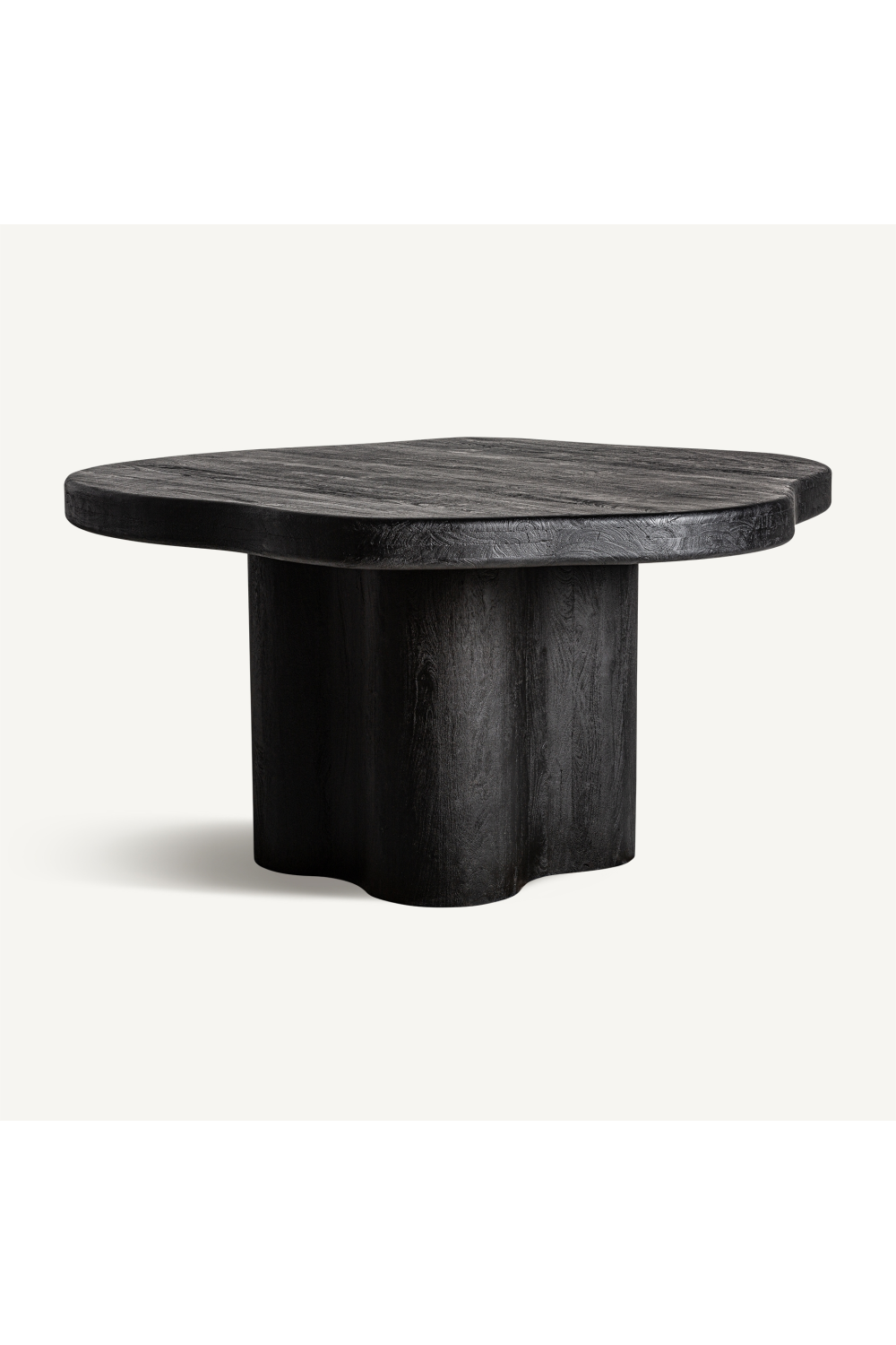 Black Acacia Chunky Counter Table | Oroa.com