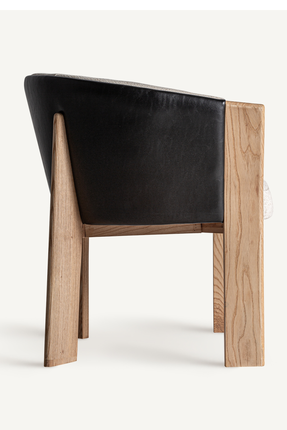 Leather Back Curve Dining Chair | Oroa.com