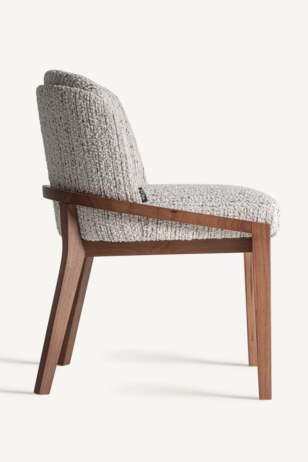 White Padded Dining Chair | Oroa.com