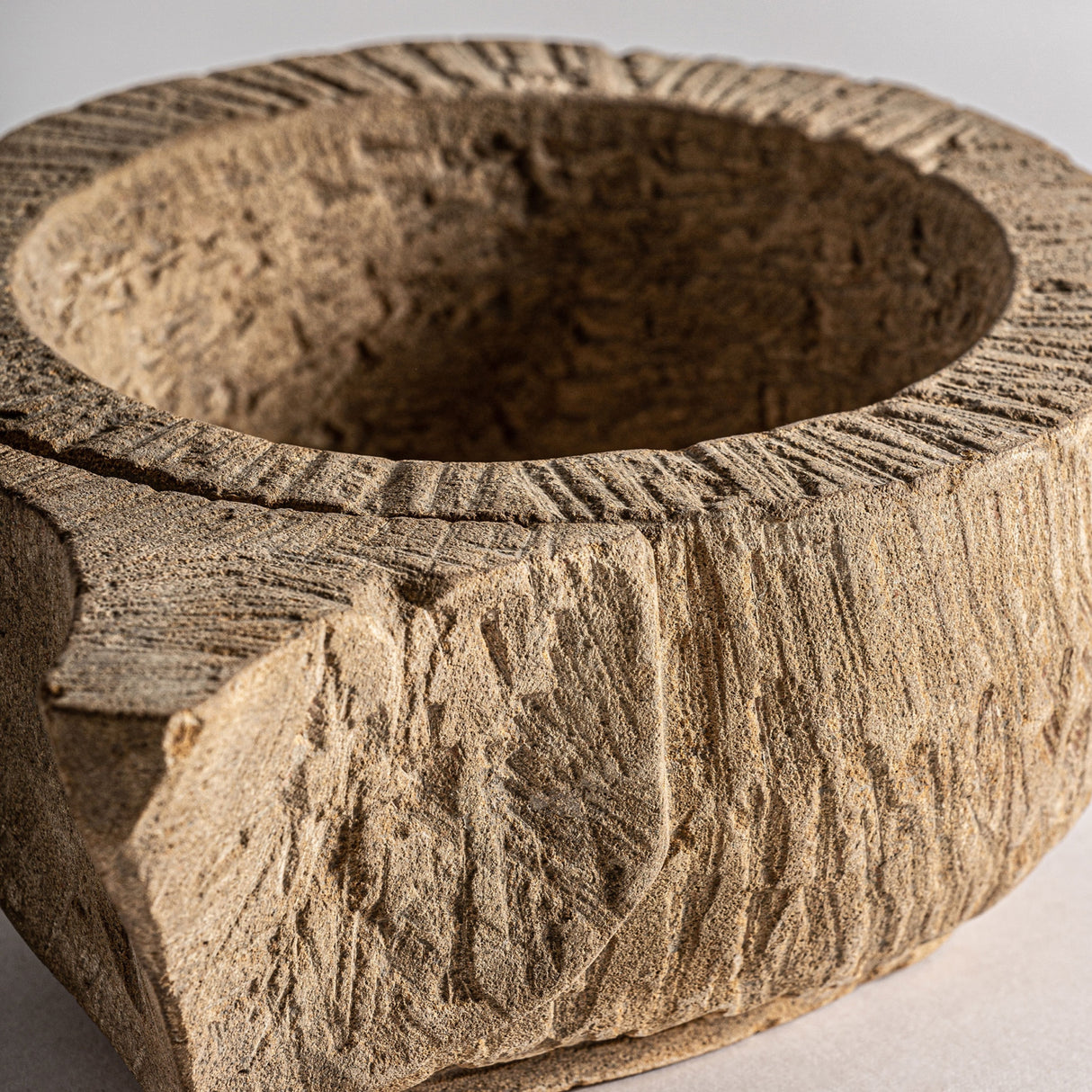 Aged Brown Stone Centerpiece | Oroa.com