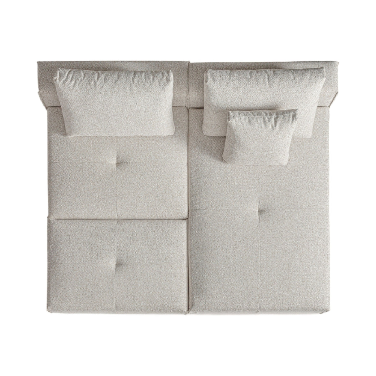 Cream Fabric Modular Sofa | Oroa.com