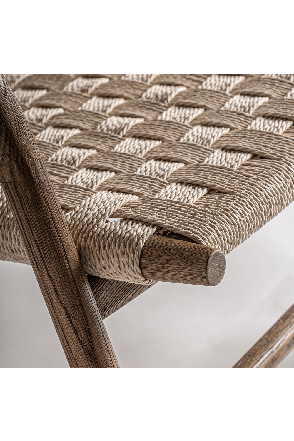 Woven Rope Boho Accent Chair | Oroa.com