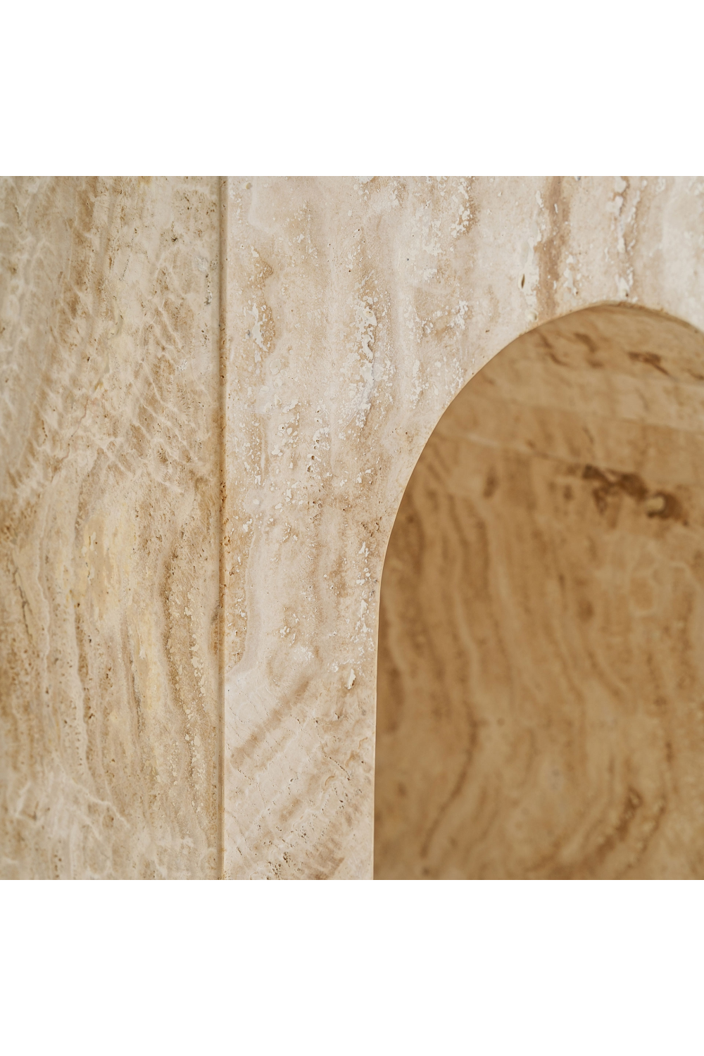 Travertine Arc Console Table | Oroa.com