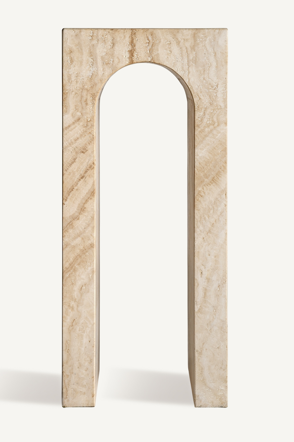 Travertine Arc Console Table | Oroa.com