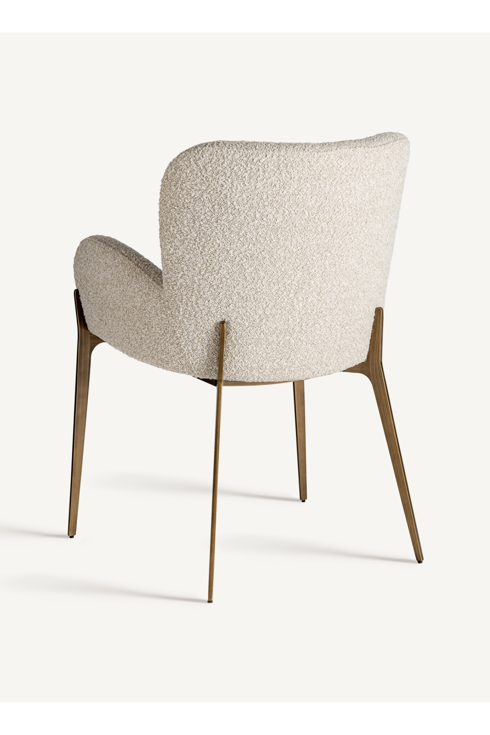 Beige Art Deco Accent Chair | Oroa.com