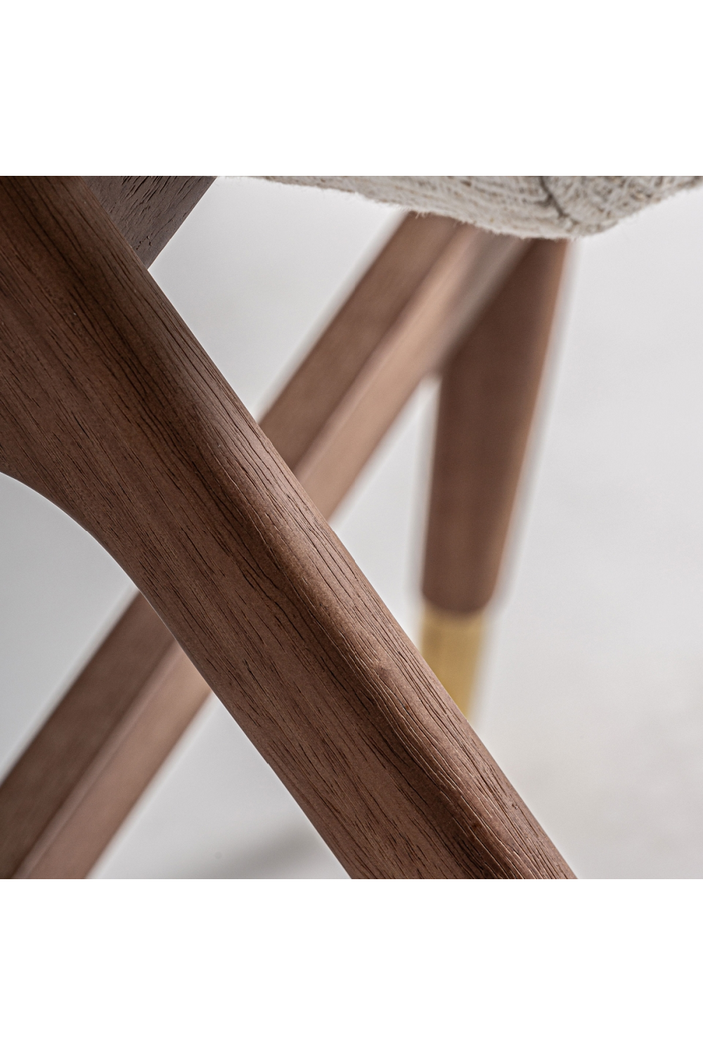 Beige Curved Bar Stool | Oroa.com