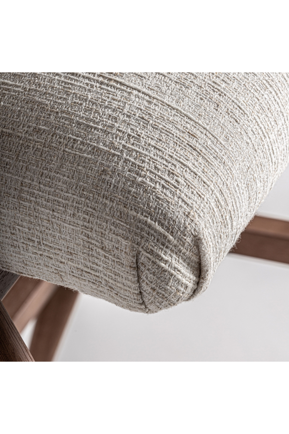Beige Curved Bar Stool | Oroa.com