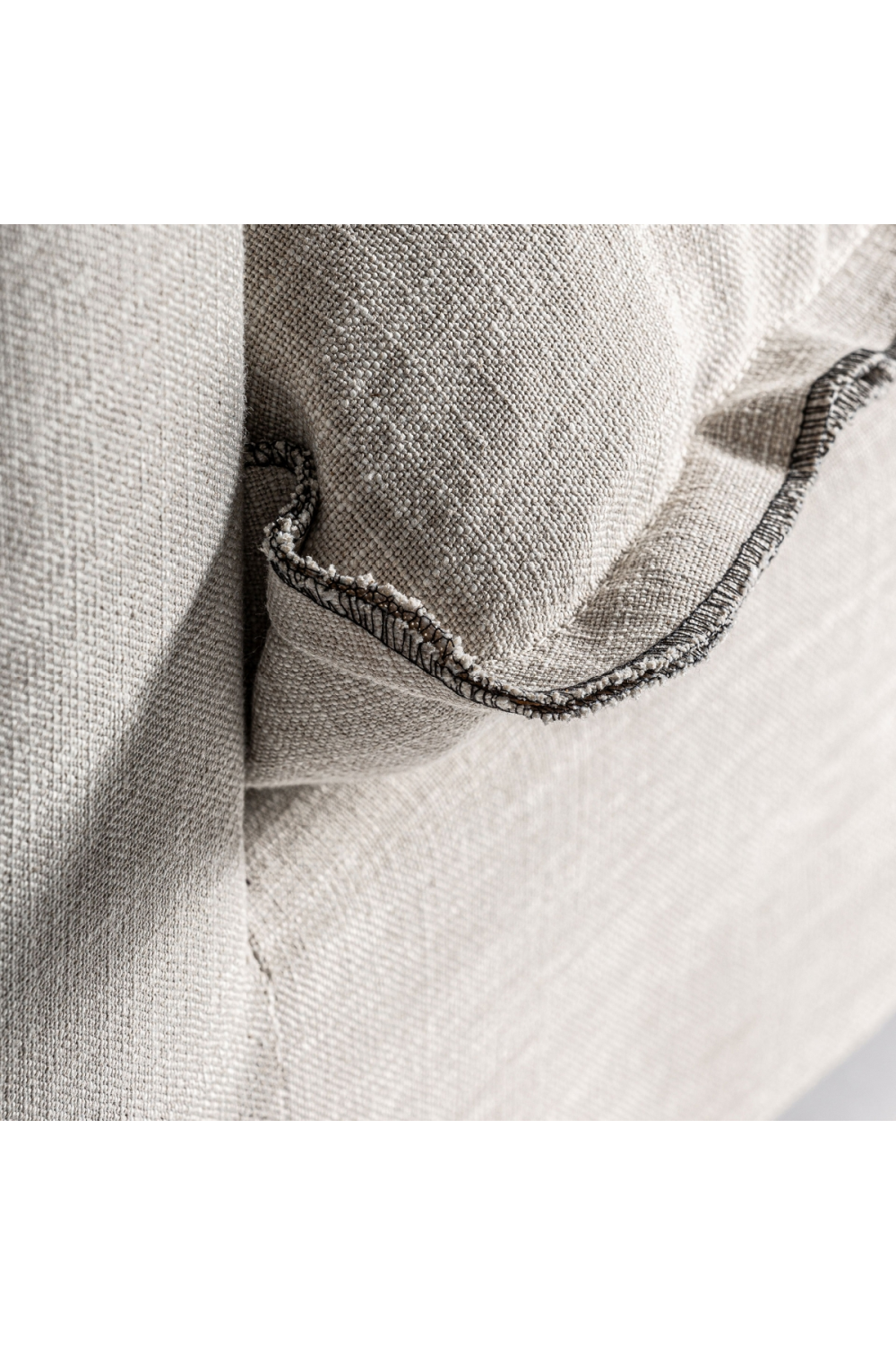 Off White Flanged Central Sofa | Oroa.com