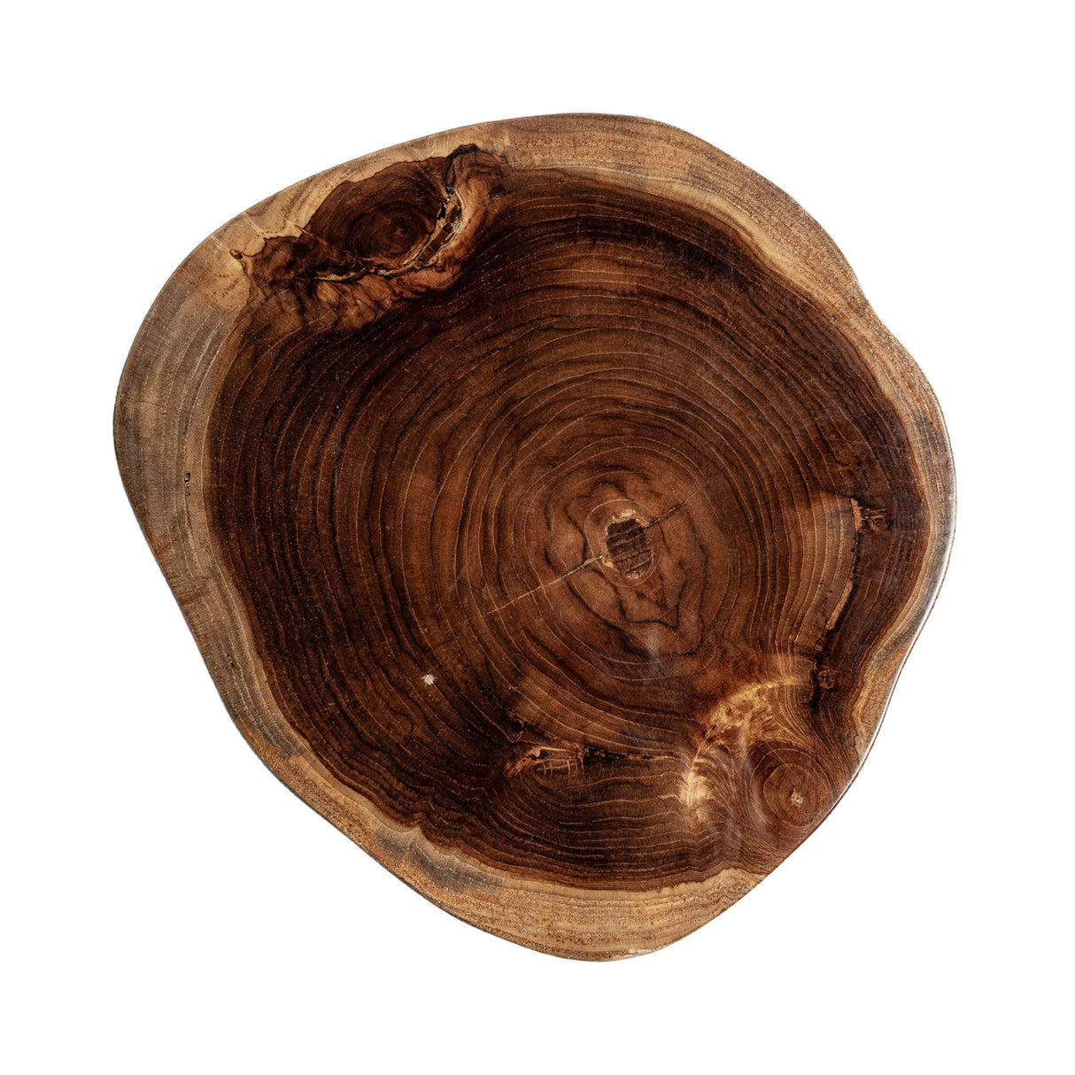 Natural Suar Wood Side Table | Oroa.com