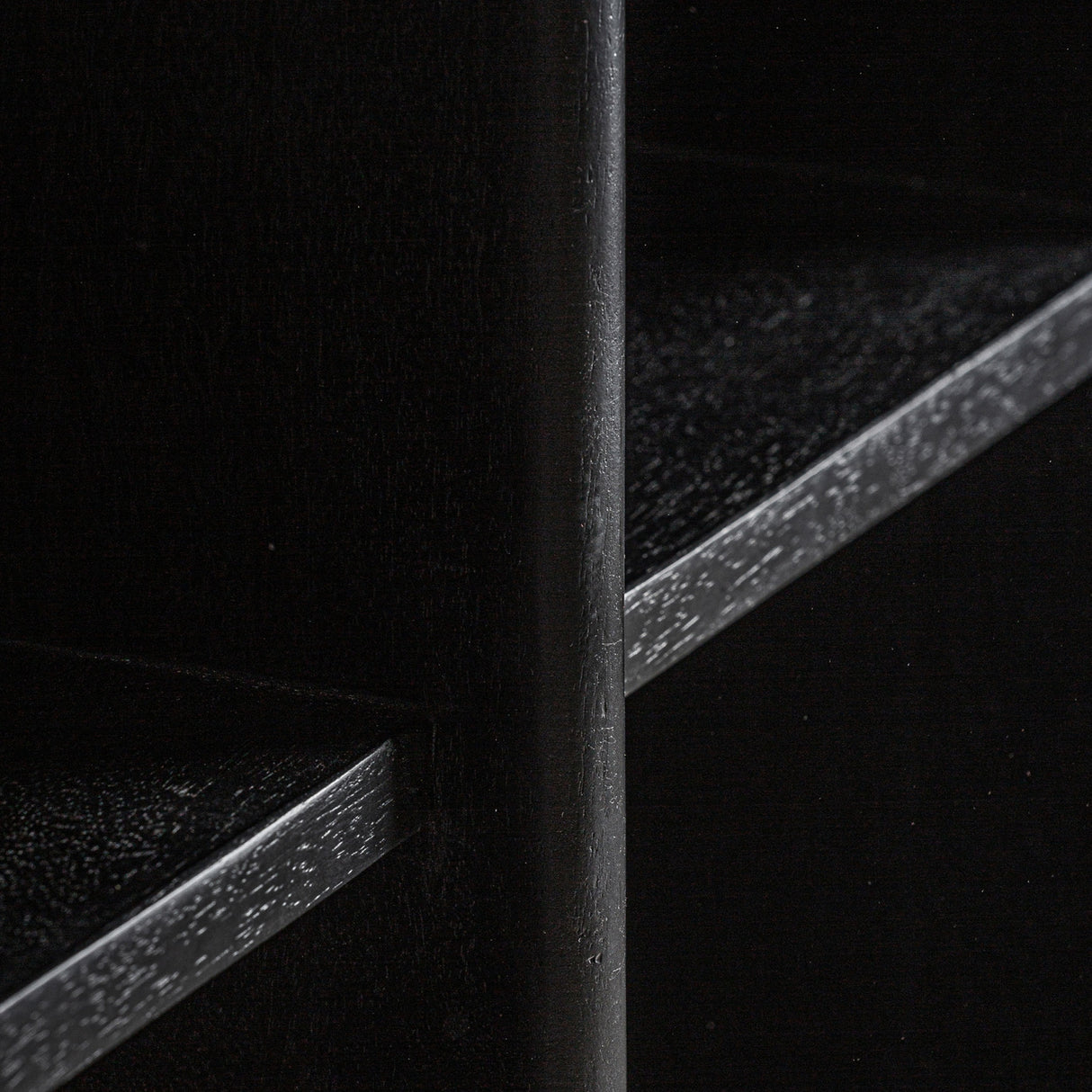 Modern European furniture - Black Mango Wood Shelf S - www.oroa.com | Oroa.com