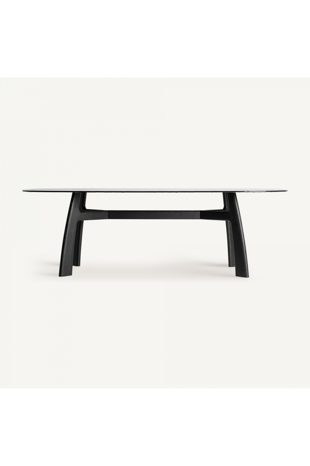 Black Ash Wood Dining Table | Oroa.com