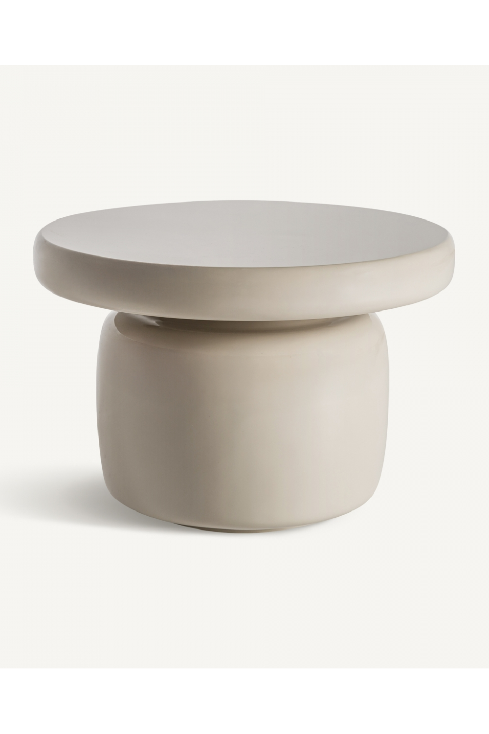White Fiber Glass Side Table | Oroa.com