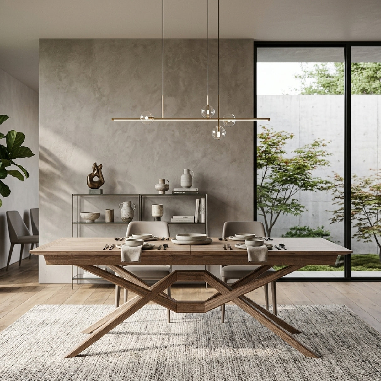 Modern European furniture - Ash Wood Extendable Dining Table - www.oroa.com | Oroa.com