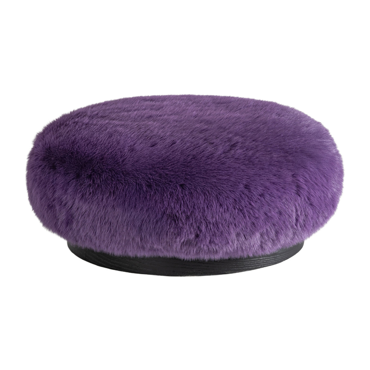 Modern European furniture - Round Purple Ottoman - www.oroa.com | Oroa.com