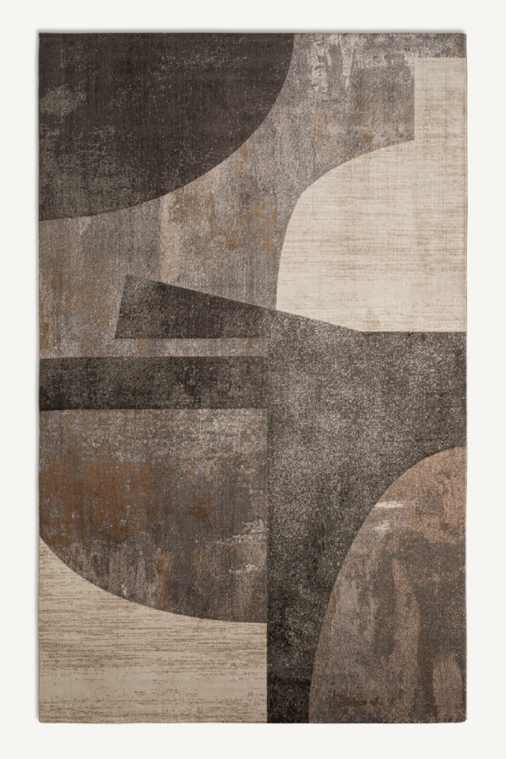 Brown Geometric Patterned Carpet 11' x 7'8" | Oroa.com