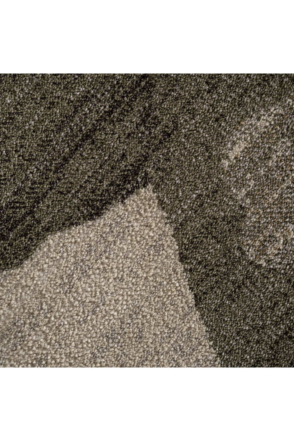 Green Abstract Print Rug 11' x 7'8" | Oroa.com