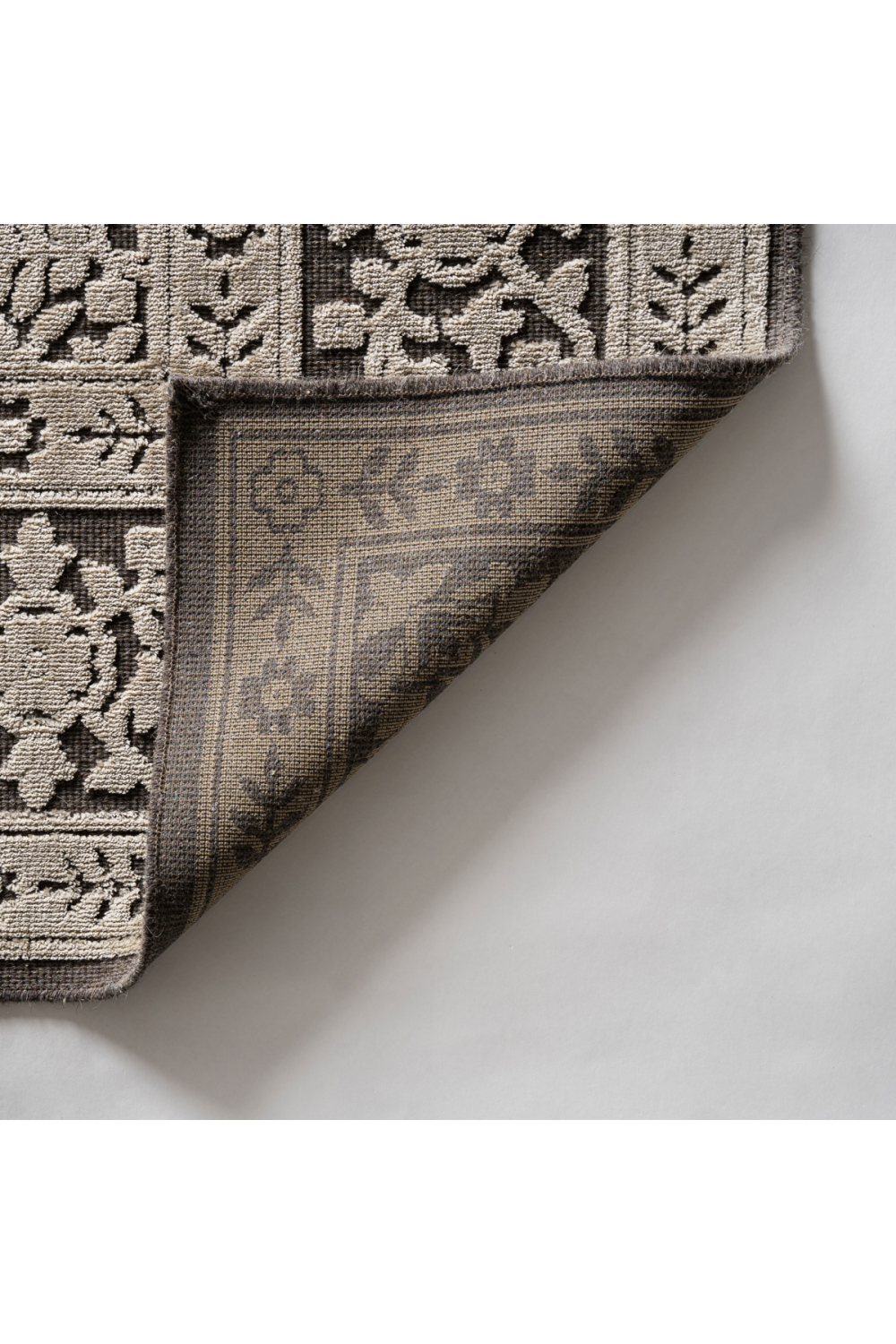 Beige Viscose Area Rug 11' x 8' | Oroa.com