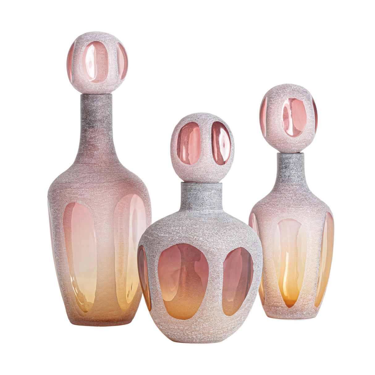 Modern European furniture - Pink Glass Vase - www.oroa.com | Oroa.com