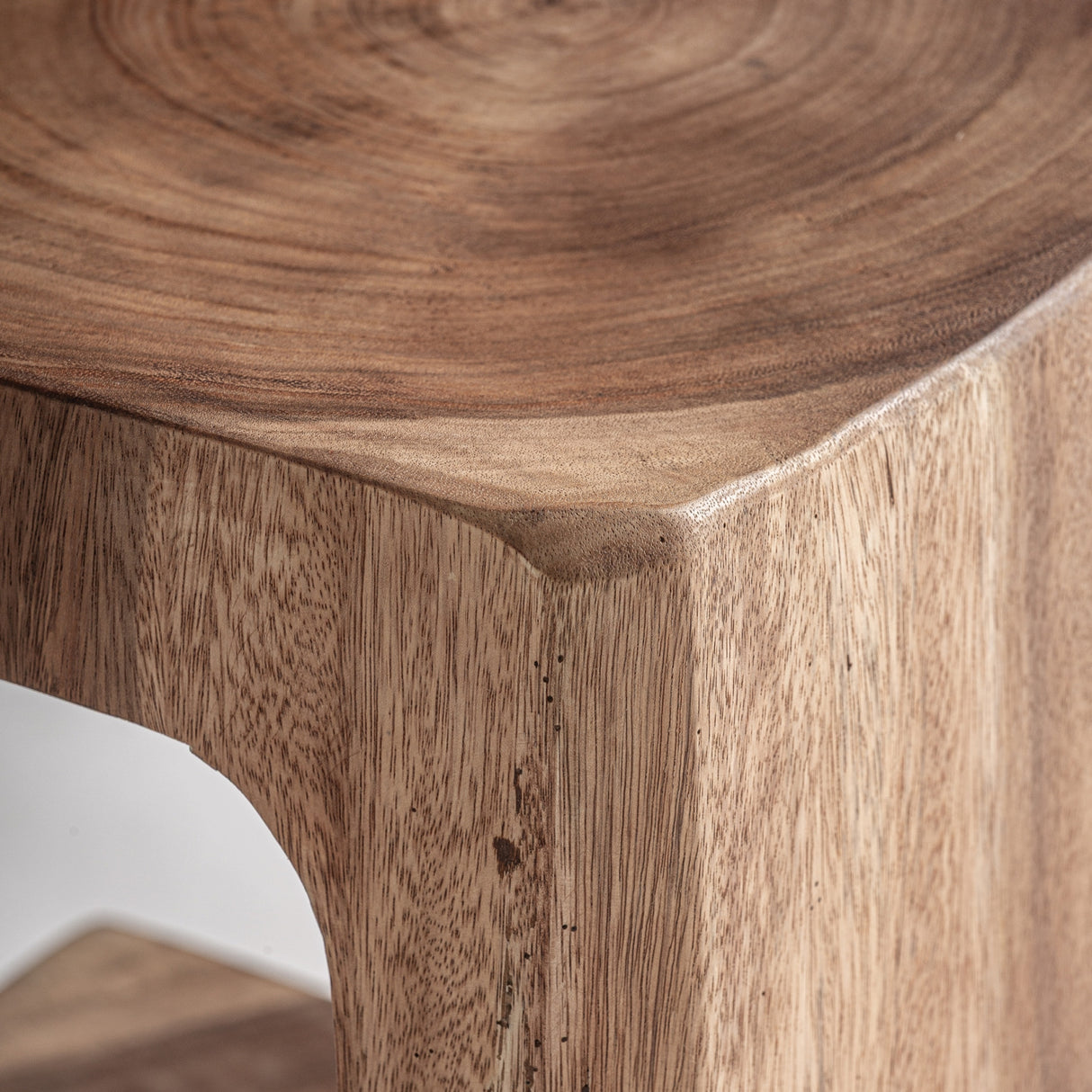 Modern European furniture - Suar Wood Cantilevered Dining Chair - www.oroa.com | Oroa.com