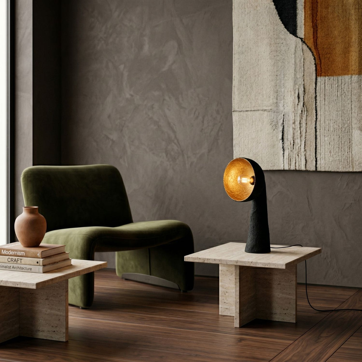 Modern furniture - Black Textured Floor Lamp - www.oroa.com | Oroa.com