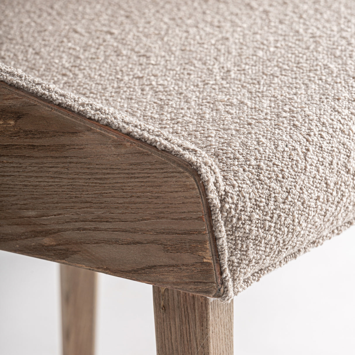 Modern European furniture - Beige Cutout Back Dining Chair - www.oroa.com | Oroa.com