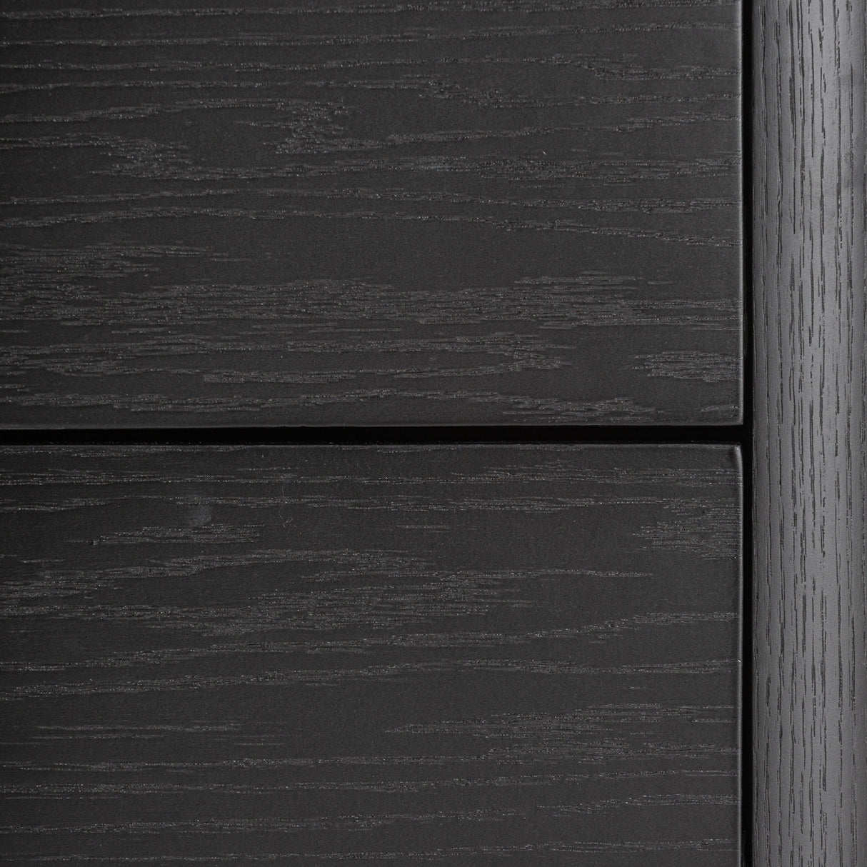 Modern European furniture - Black Oak 2-Drawer Bedside Table - www.oroa.com | Oroa.com