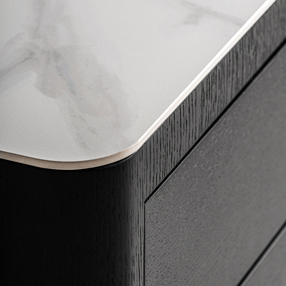 Modern European furniture - Gray Oak 2-Door Bedside Table - www.oroa.com | Oroa.com
