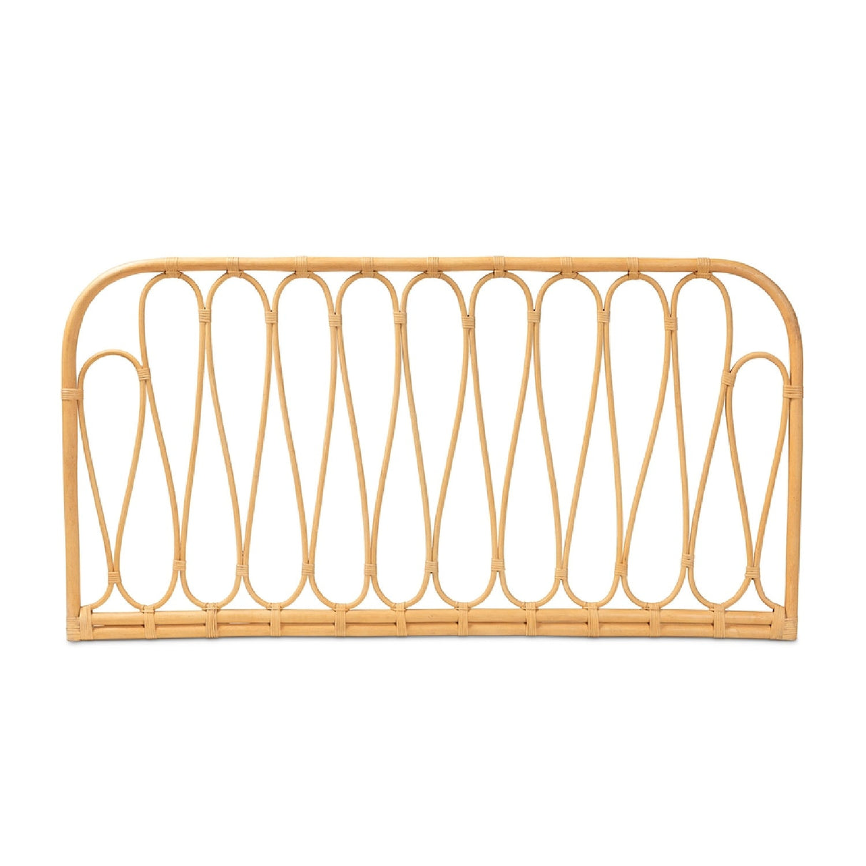 Modern European furniture - Rattan Rods Queen Sized Headboard - www.oroa.com | Oroa.com