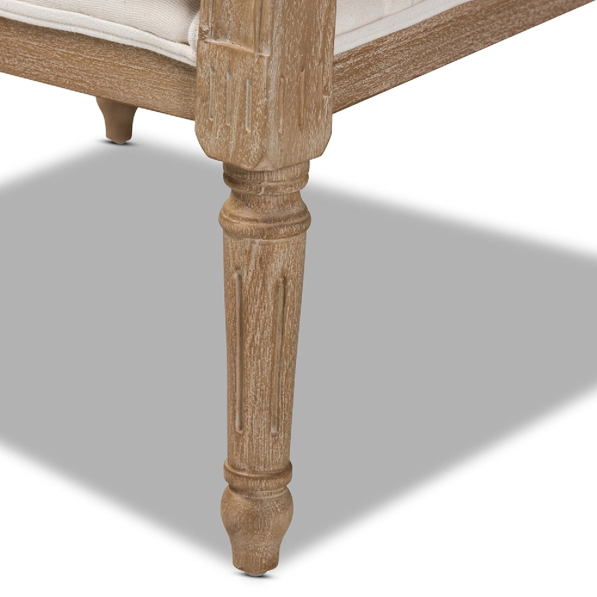 Modern European furniture - Carved Wood Framed Accent Chair - www.oroa.com | Oroa.com