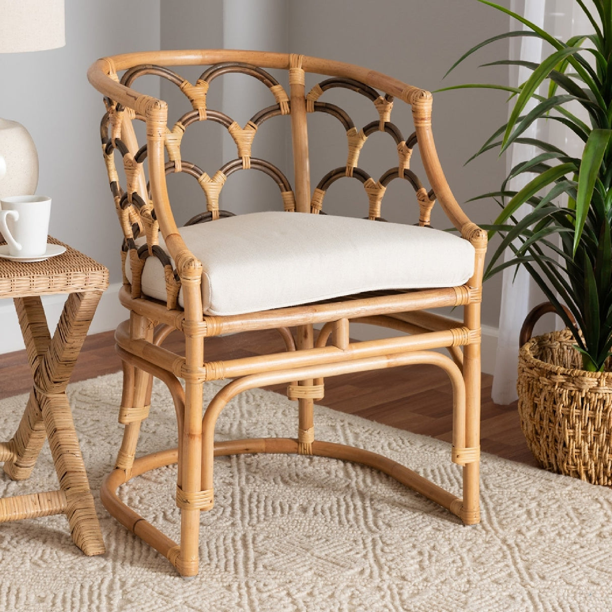 Modern European furniture - Bohemian Rattan Accent Chair - www.oroa.com | Oroa.com