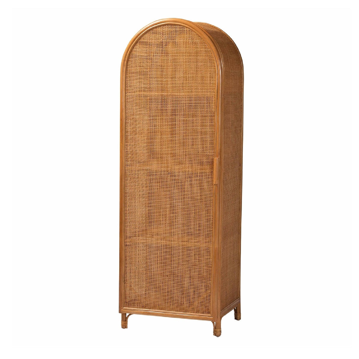 Modern European furniture - Arched Rattan Accent Cabinet - www.oroa.com | Oroa.com
