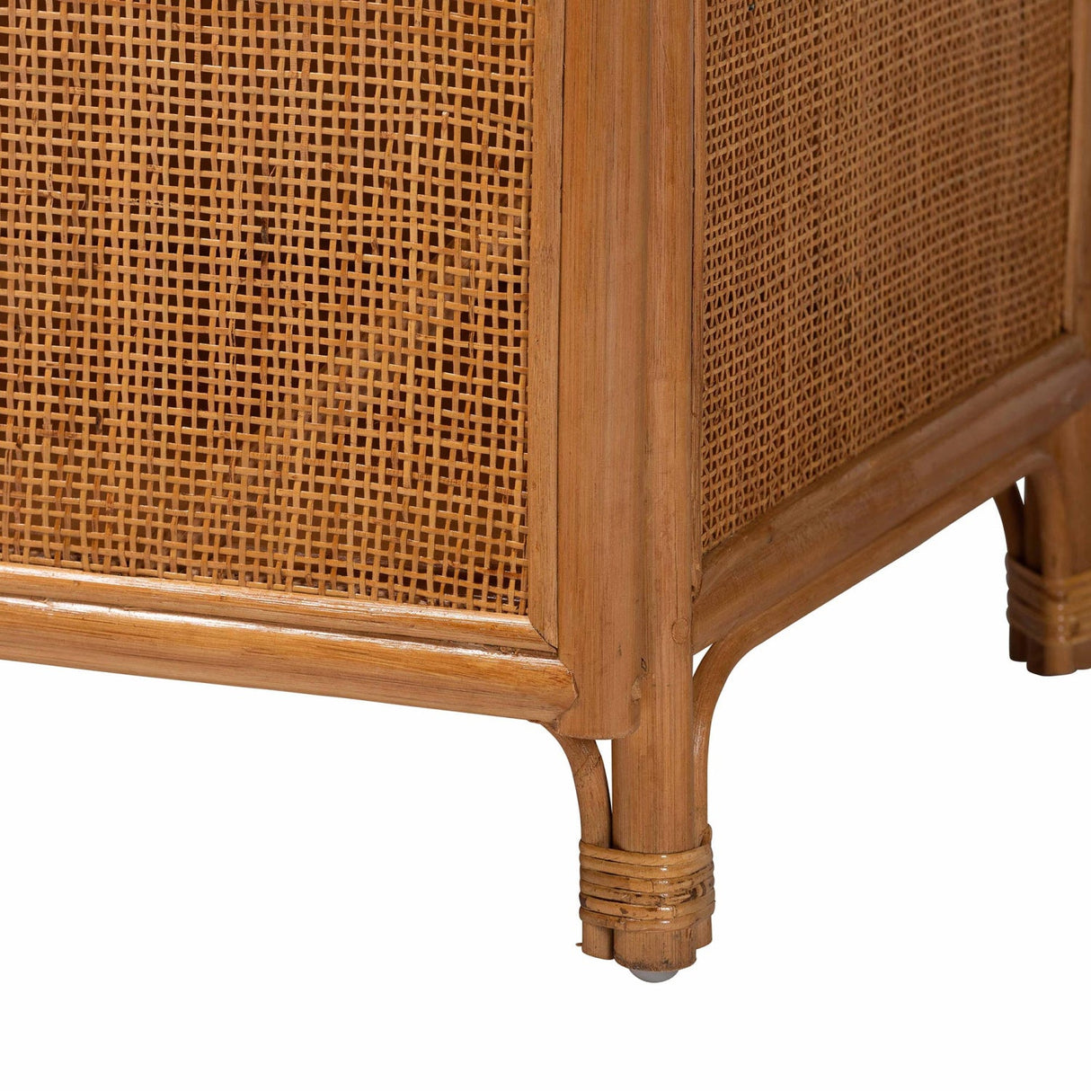 Modern European furniture - Arched Rattan Accent Cabinet - www.oroa.com | Oroa.com
