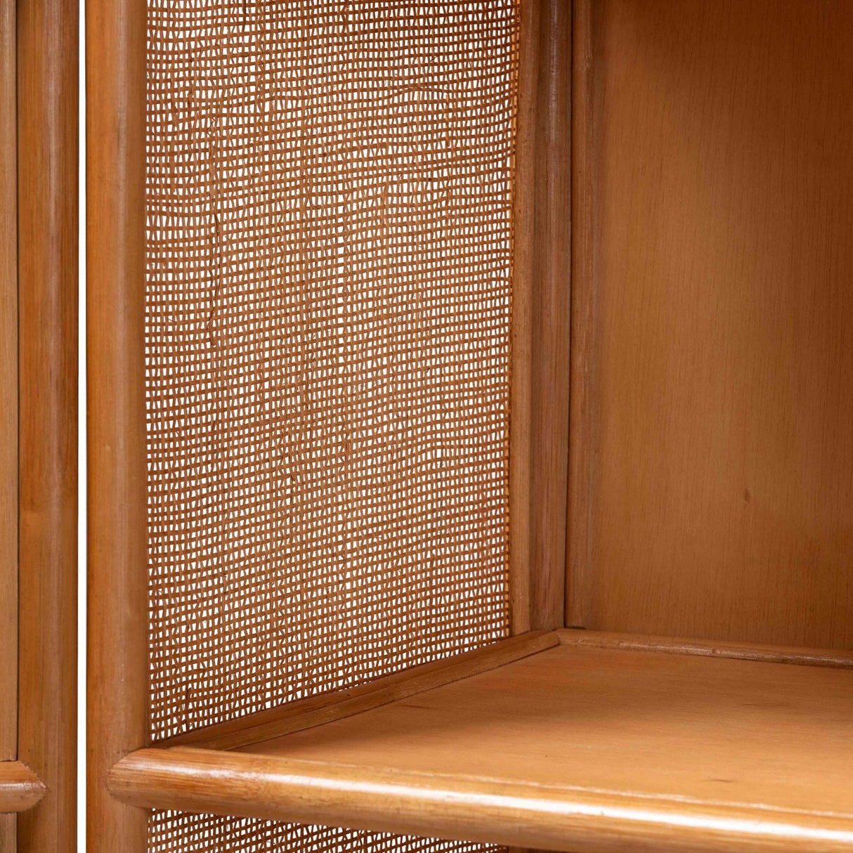 Modern European furniture - Arched Rattan Accent Cabinet - www.oroa.com | Oroa.com