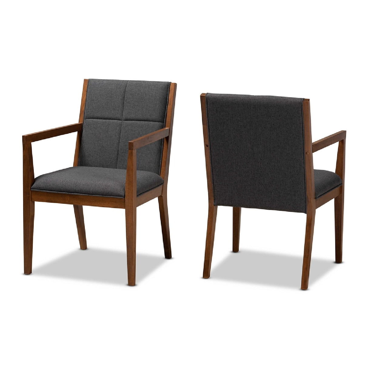 Modern European furniture - Square Stitched Accent Chairs 2 - www.oroa.com | Oroa.com