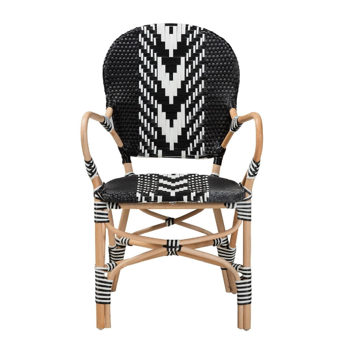 Modern European furniture - Two Toned Weaving Dining Chair - www.oroa.com | Oroa.com