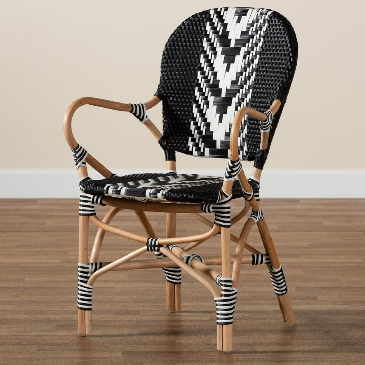 Modern European furniture - Two Toned Weaving Dining Chair - www.oroa.com | Oroa.com