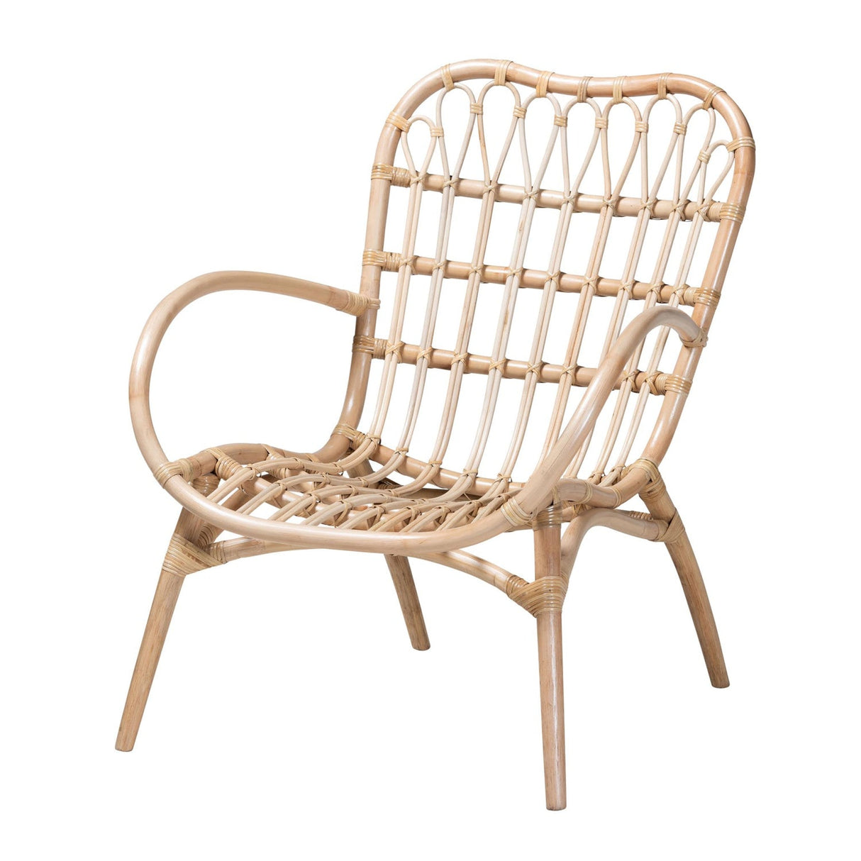 Modern European furniture - Rattan Openwork Bohemian Lounge Chair - www.oroa.com | Oroa.com