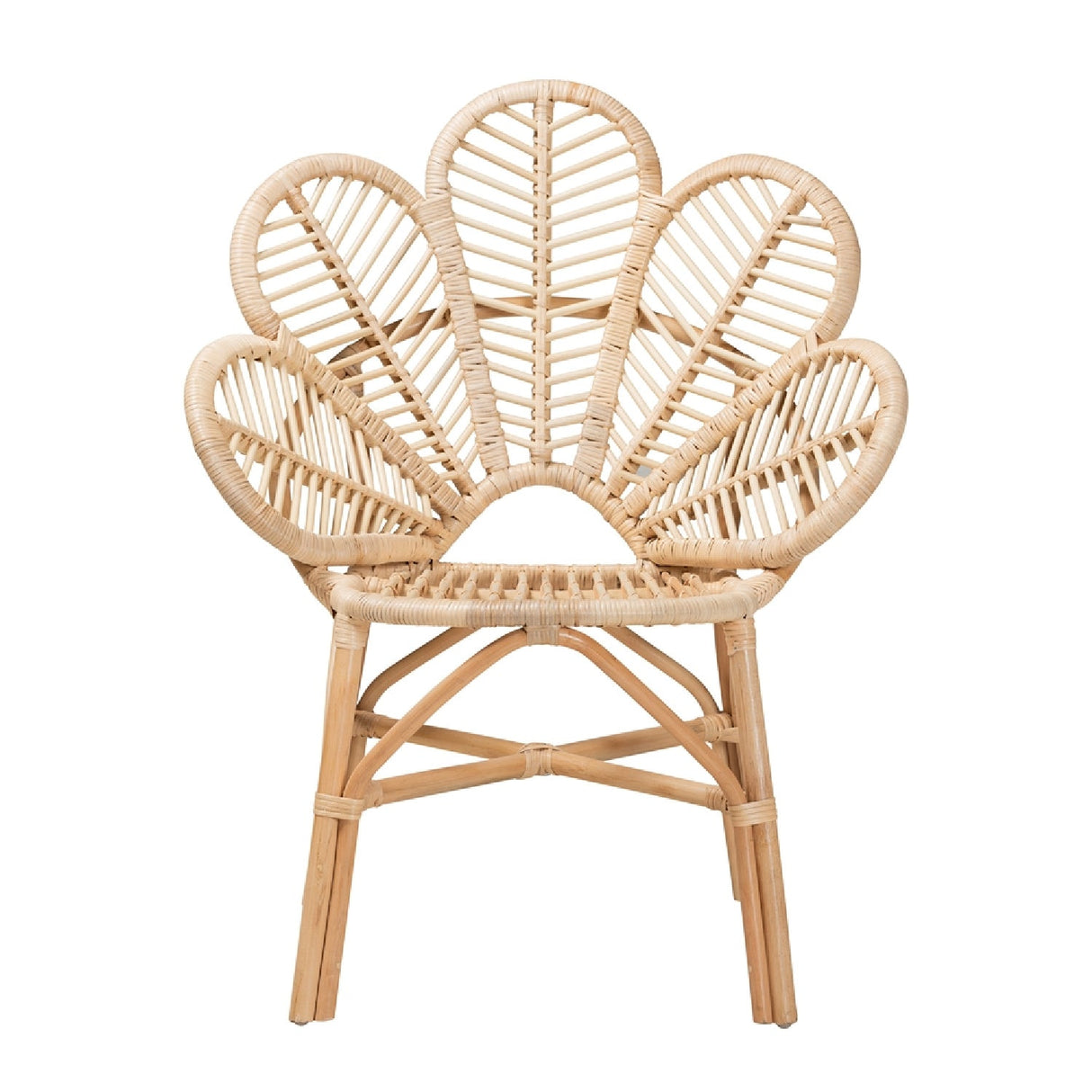Modern European furniture - Flower Inspired Rattan Accent Chair - www.oroa.com | Oroa.com