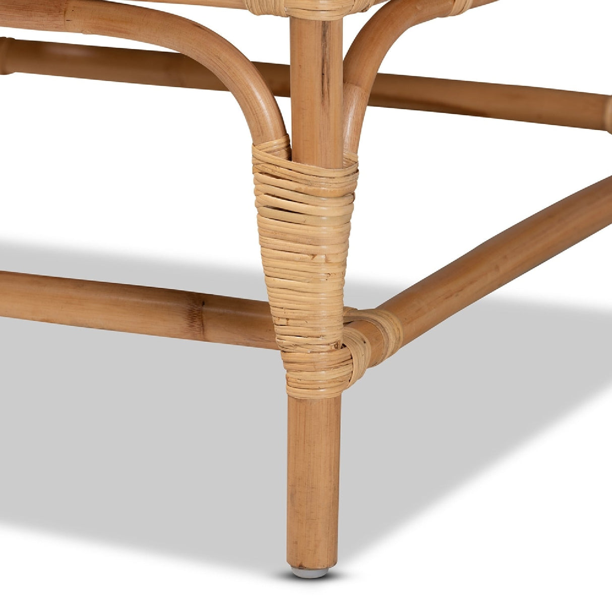 Modern European furniture - White Padded Rattan Accent Chair - www.oroa.com | Oroa.com