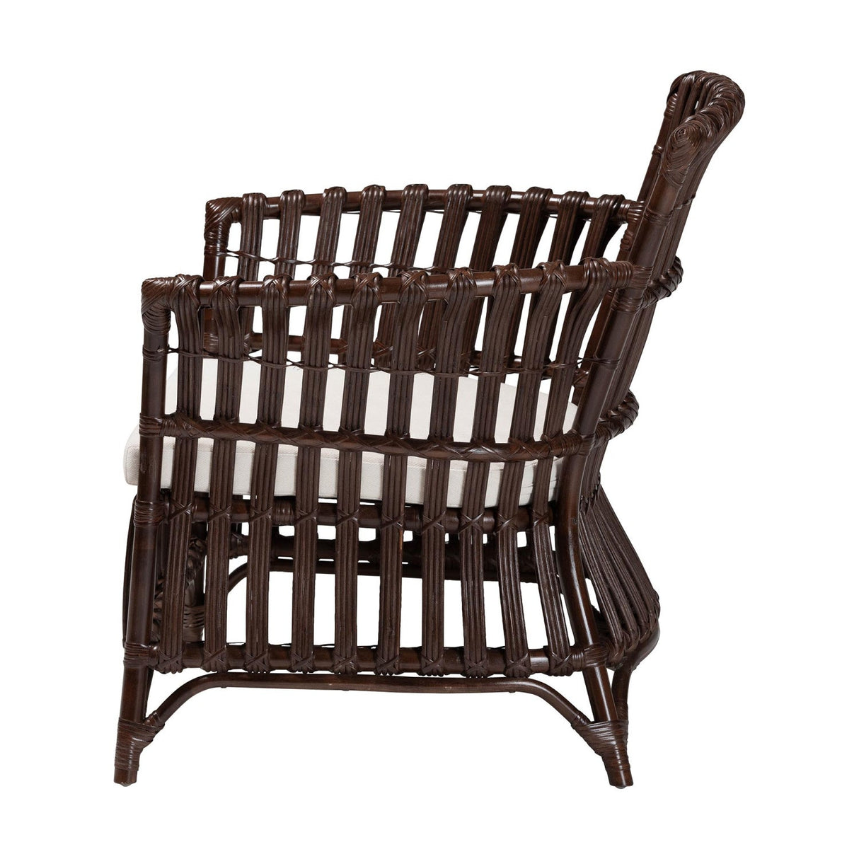 Modern European furniture - Dark Brown Bohemian Accent Chair - www.oroa.com | Oroa.com