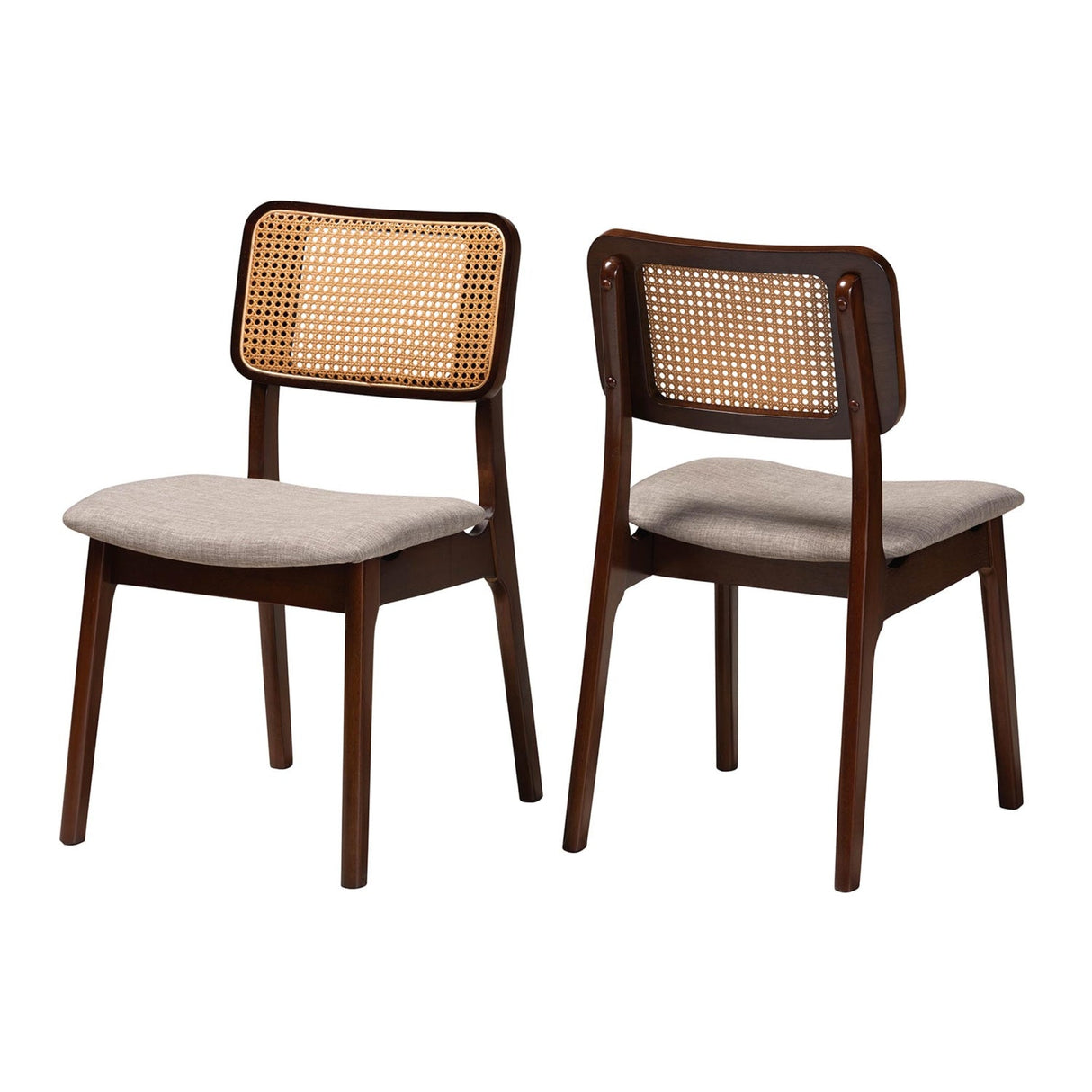 Modern European furniture - Woven Rattan Back Dining Chairs 2 - www.oroa.com | Oroa.com