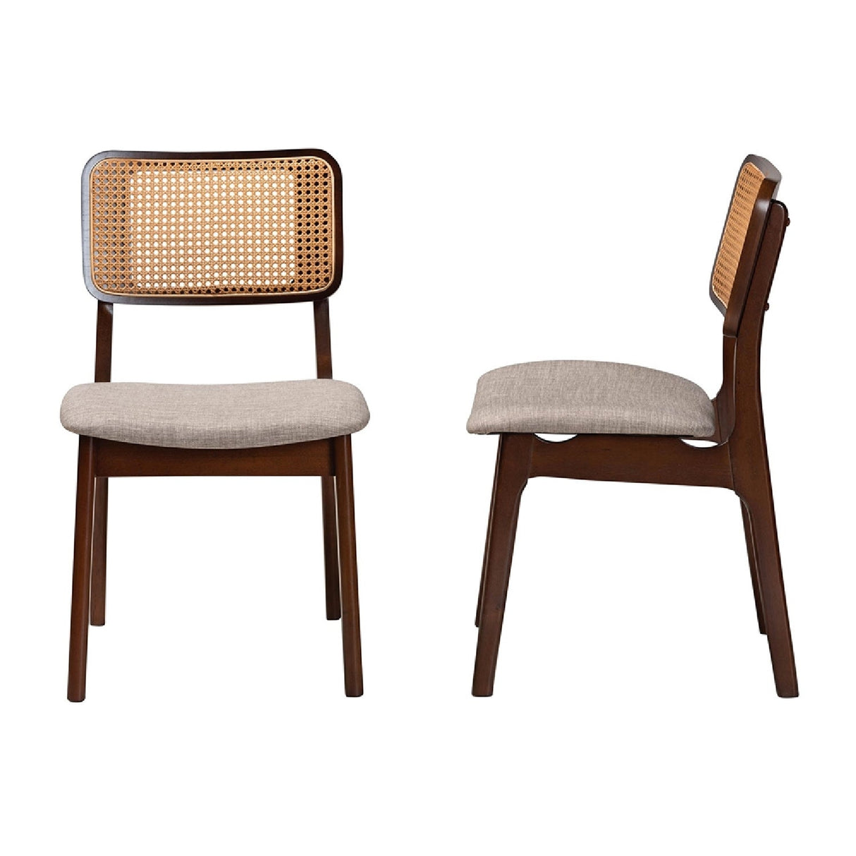 Modern European furniture - Woven Rattan Back Dining Chairs 2 - www.oroa.com | Oroa.com