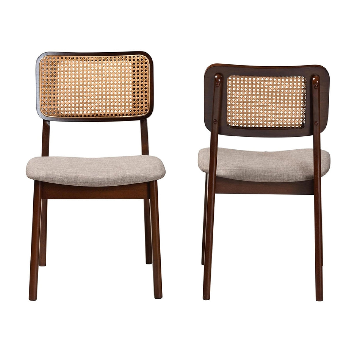 Modern European furniture - Woven Rattan Back Dining Chairs 2 - www.oroa.com | Oroa.com