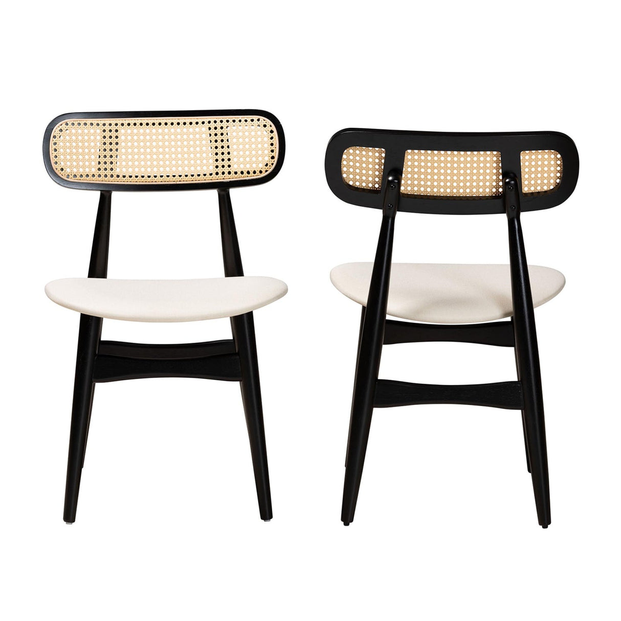 Modern European furniture - Black Wooden Dining Chairs 2 - www.oroa.com | Oroa.com
