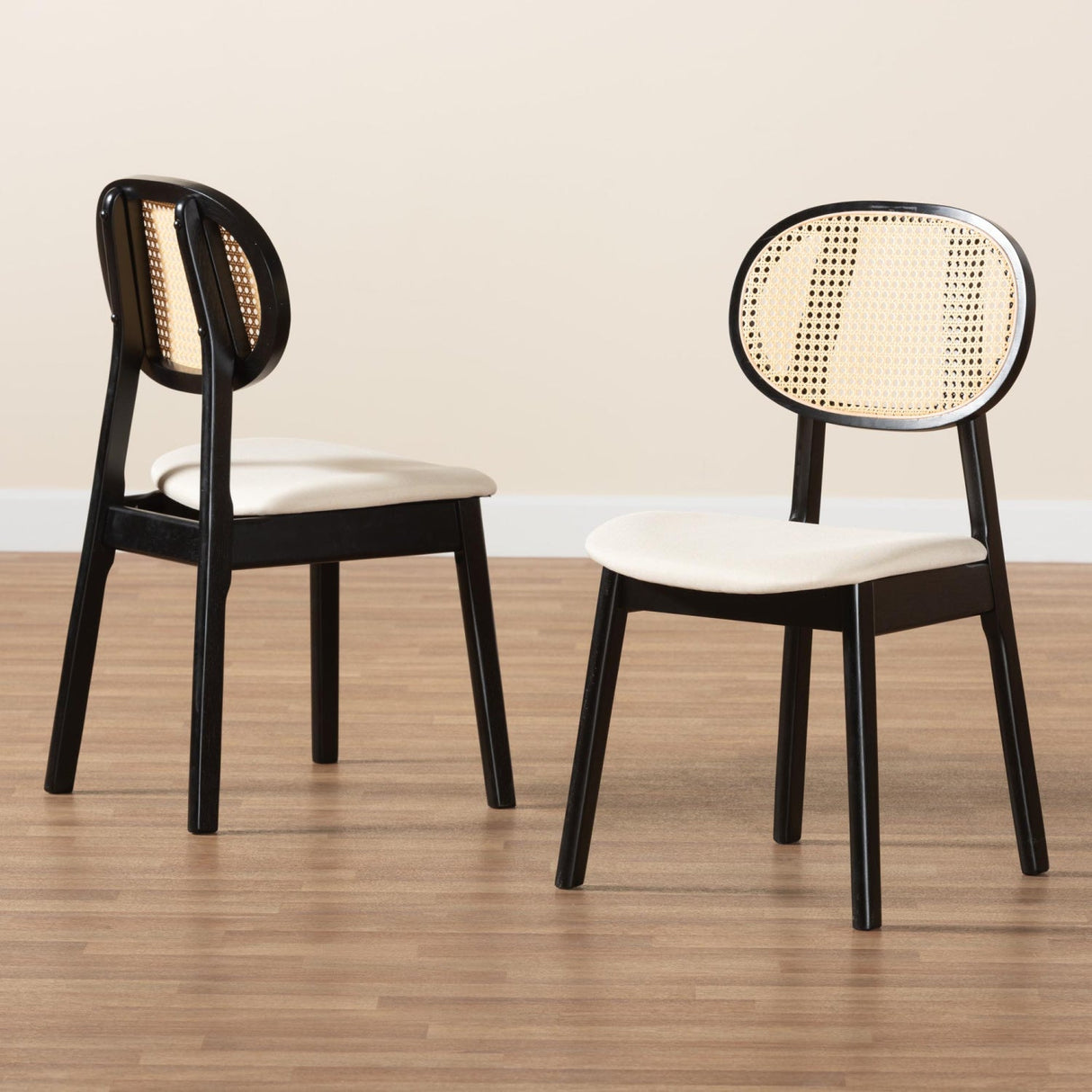 Modern European furniture - Black Wooden Dining Chairs 2 - www.oroa.com | Oroa.com