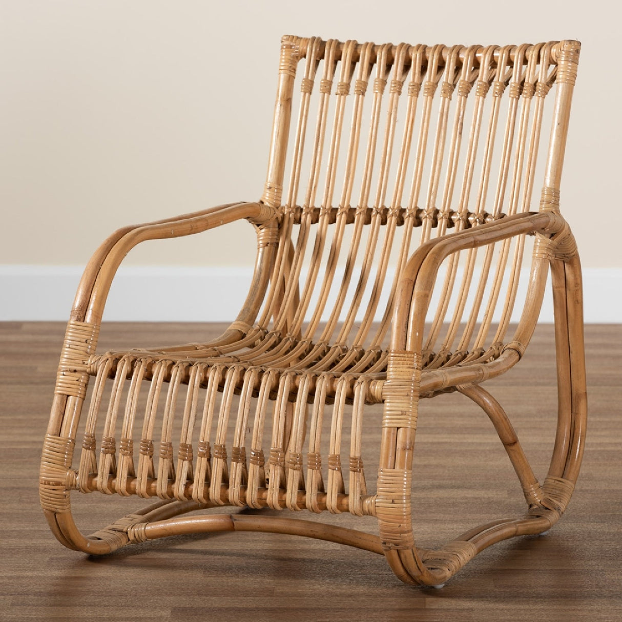 Modern European furniture - Openwork Rattan Accent Chair | Oroa.com