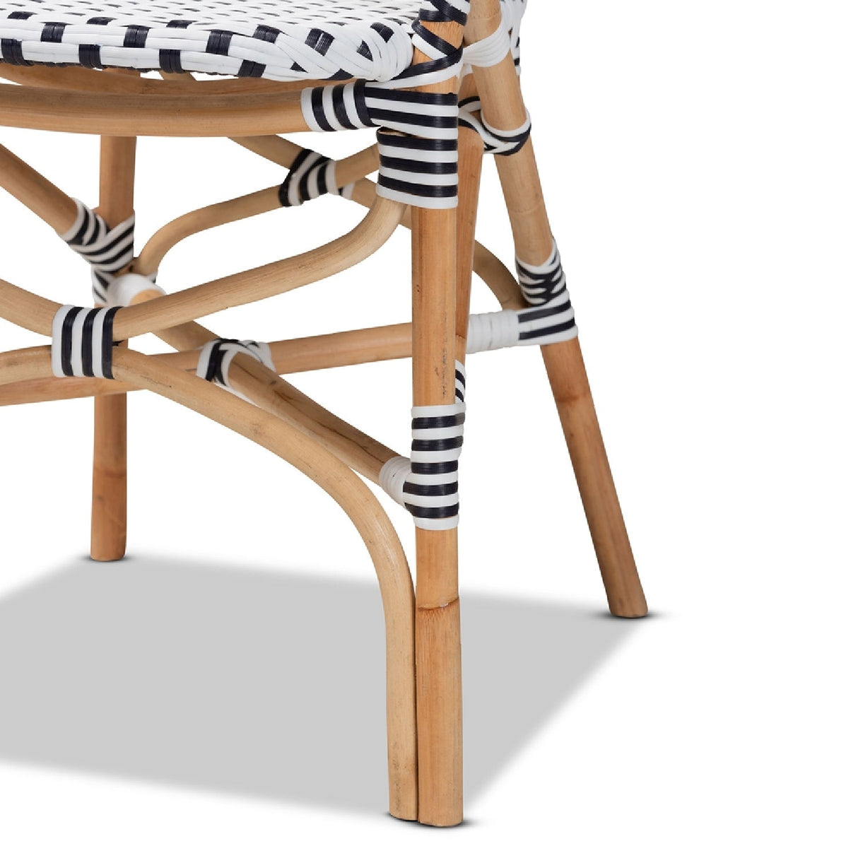 Contract furniture - Indoor Outdoor Two Toned Weaving Bistro Chairs 2 - www.oroatrade.com | Oroa.com